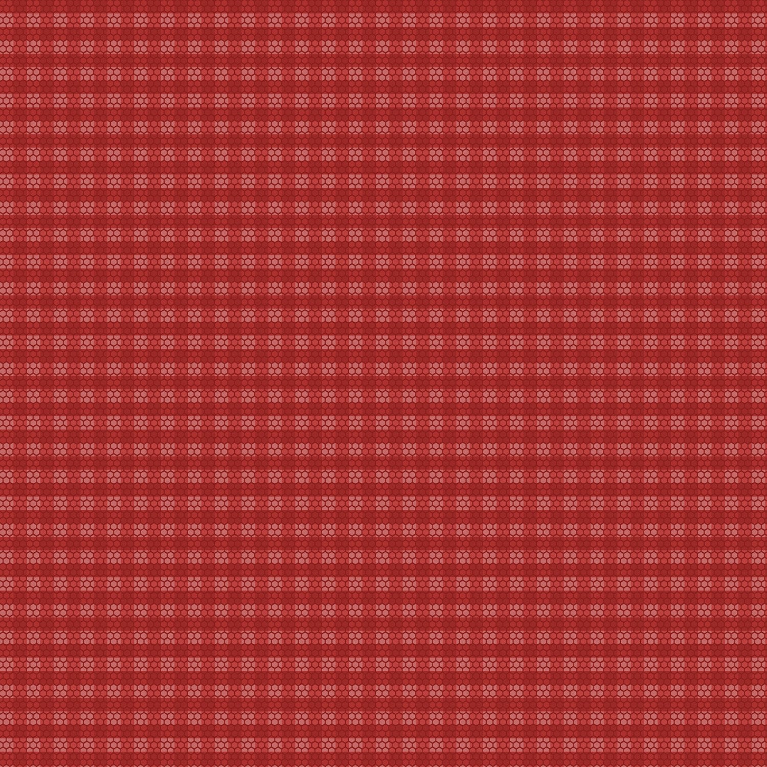 Golden Era by Paula Barnes Red Plaid Dot # R220643-RED