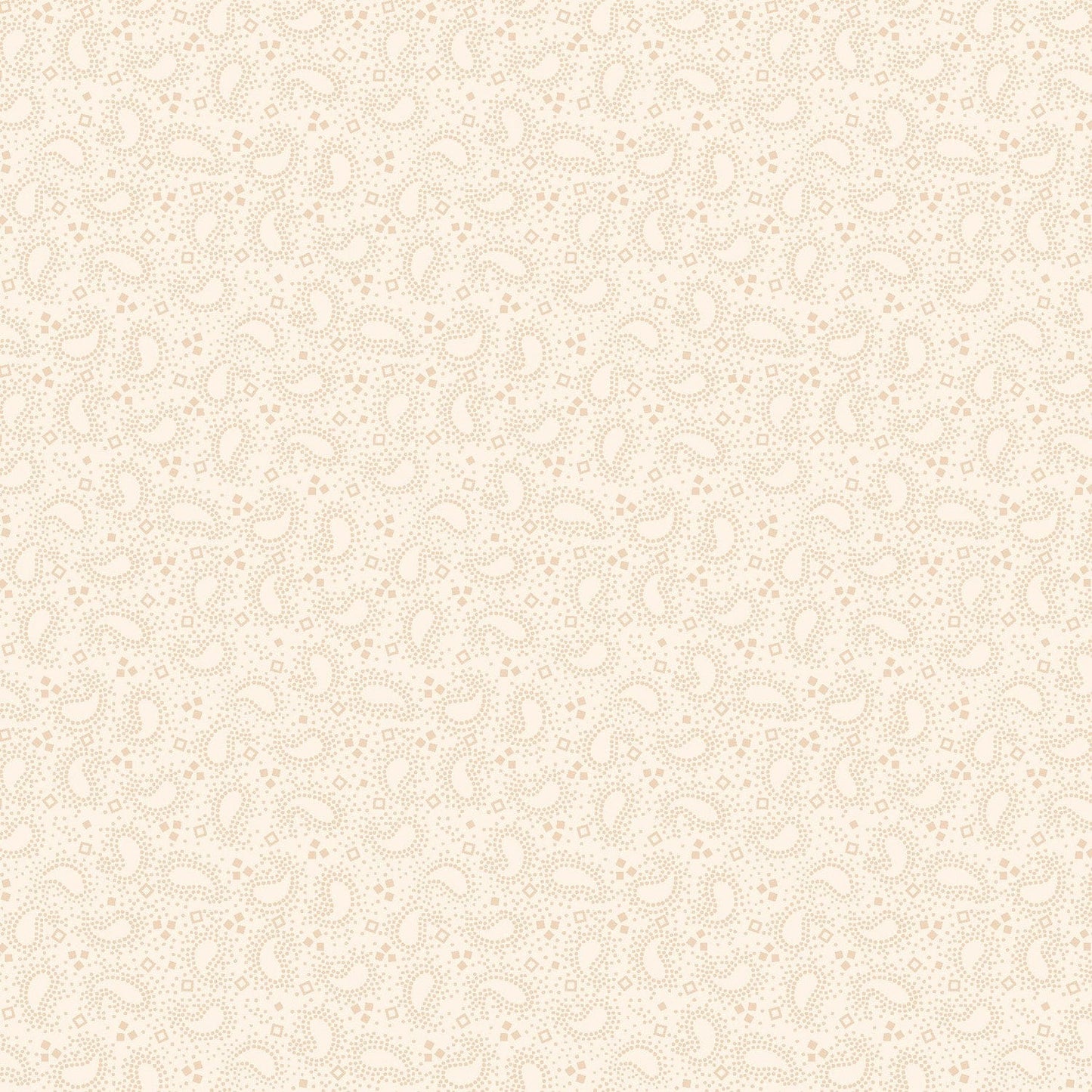 Apple Cider 16 by P&B Textiles Collection White Paisley #AC16201