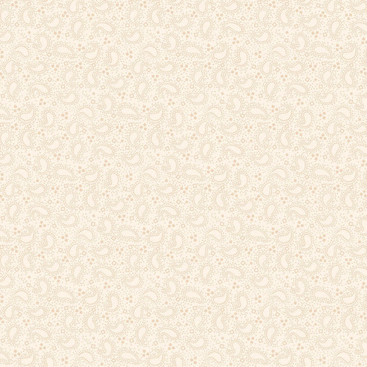 Apple Cider 16 by P&B Textiles Collection White Paisley #AC16201