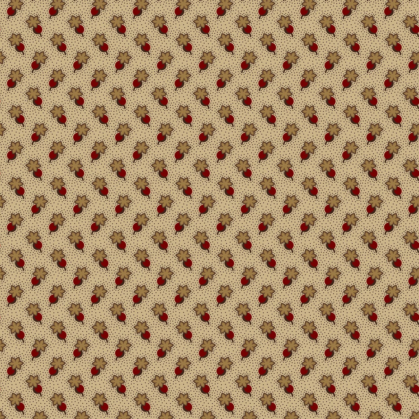 Butternut & Peppercorn 2 by Pam Buda Linen Circle Star # R170755-LINEN