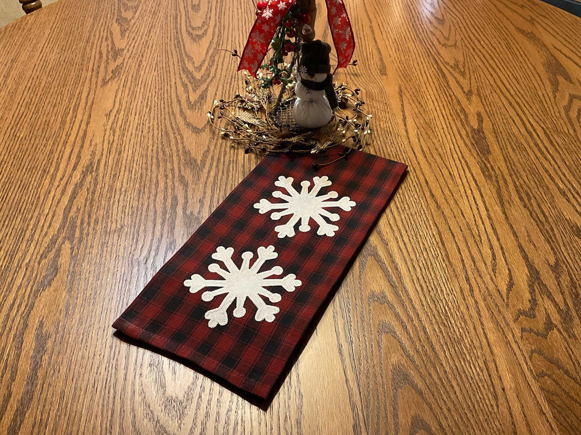 Christmas Primitive Farmhouse Towel Item #1808