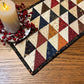 Primitive Farmhouse Scrappy Table Runner Item #1825
