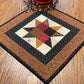 Primitive Farmhouse Scrappy Star Table Topper Item #1830