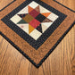 Primitive Farmhouse Scrappy Star Table Topper Item #1830