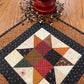 Primitive Farmhouse Scrappy Star Table Topper Item #1830