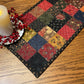 Primitive Farmhouse Scrappy Table Runner Item #1823