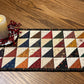 Primitive Farmhouse Scrappy Table Runner Item #1825