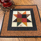 Primitive Farmhouse Scrappy Star Table Topper Item #1830