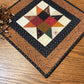 Primitive Farmhouse Scrappy Star Table Topper Item #1830