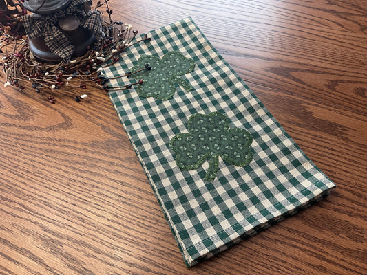 Primitive Farmhouse St.Patrick's Towel Item #1848