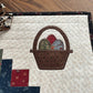 Primitive Farmhouse Log Cabin Easter Bunny Table Topper Item #1845