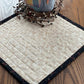 Primitive Farmhouse Log Cabin Easter Bunny Table Topper Item #1845