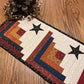 Primitive Farmhouse Log Cabin Table Runner Item #1851