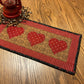 Valentine Primitive Farmhouse Heart Table Runner Item 1842