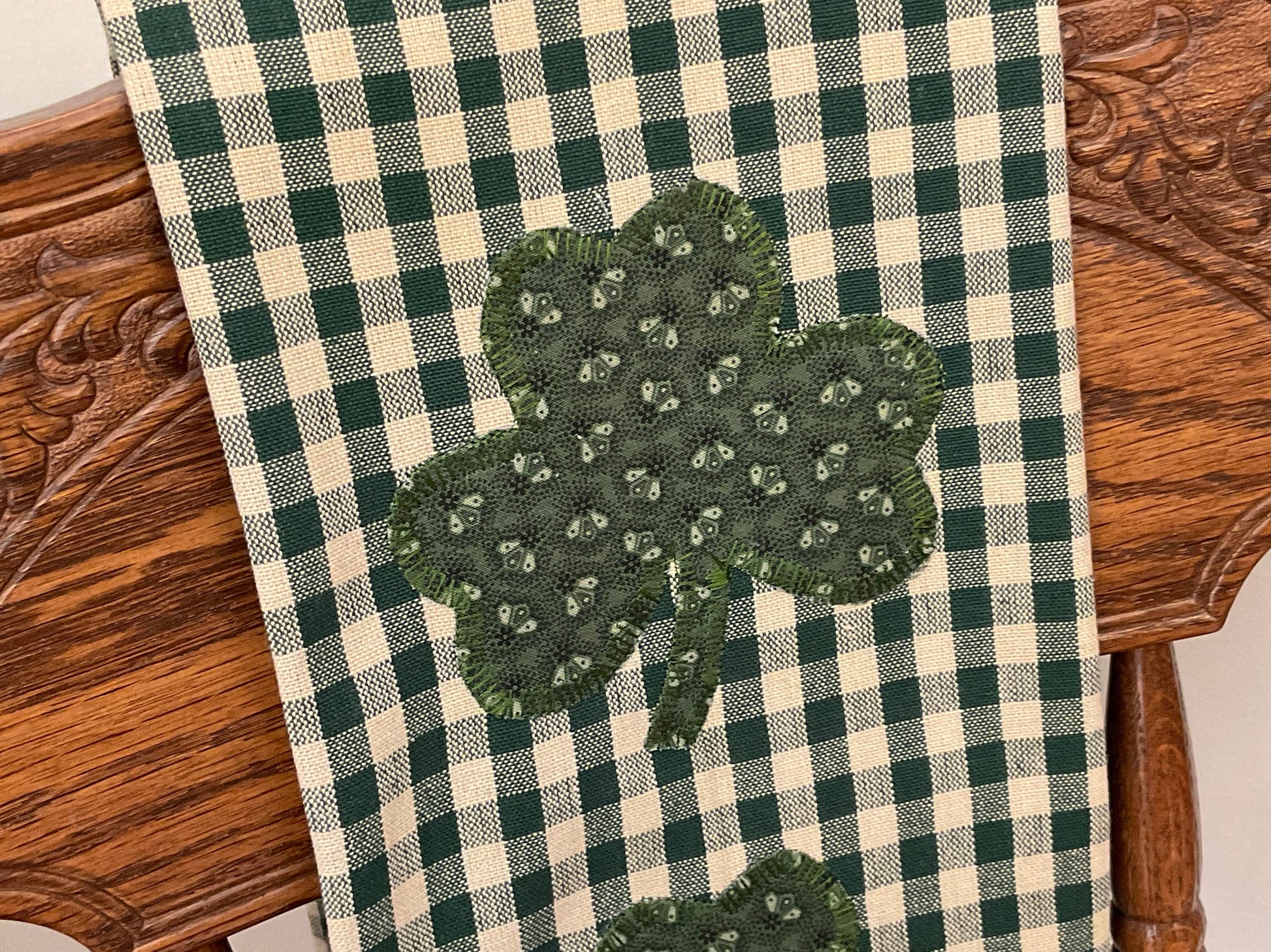 Primitive Farmhouse St.Patrick's Towel Item #1849