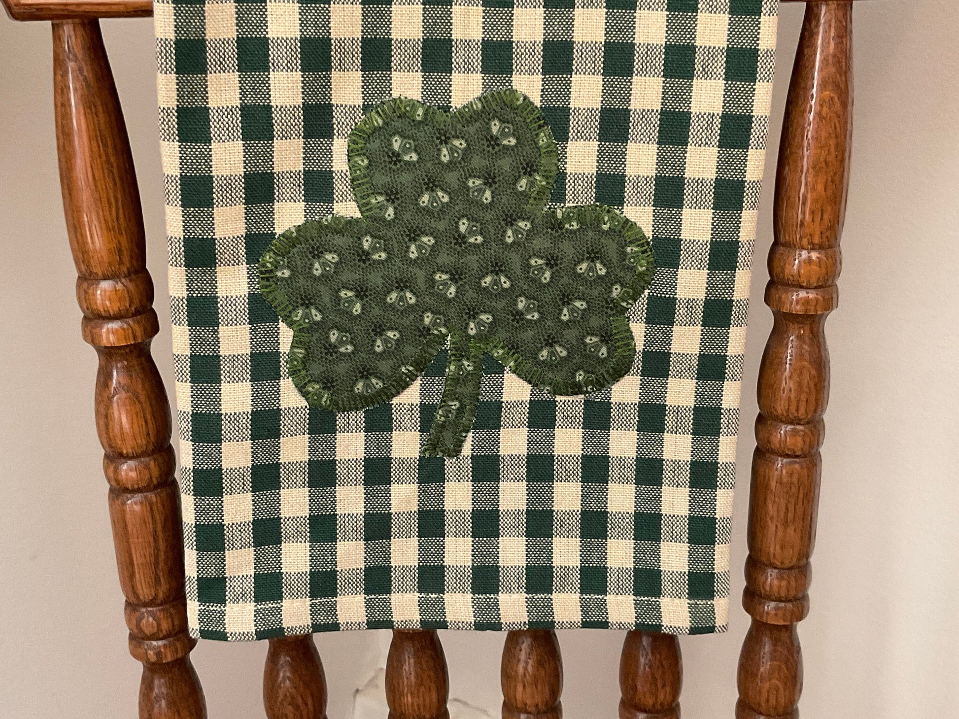 Primitive Farmhouse St.Patrick's Towel Item #1849