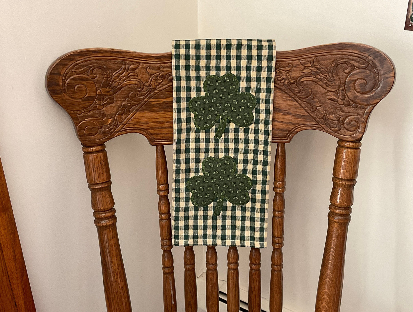 Primitive Farmhouse St.Patrick's Towel Item #1839