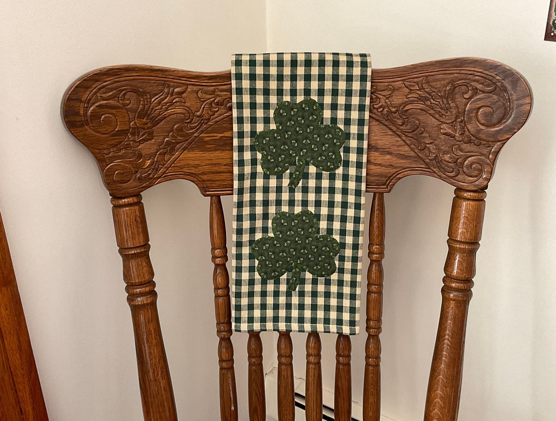 Primitive Farmhouse St.Patrick's Towel Item #1849