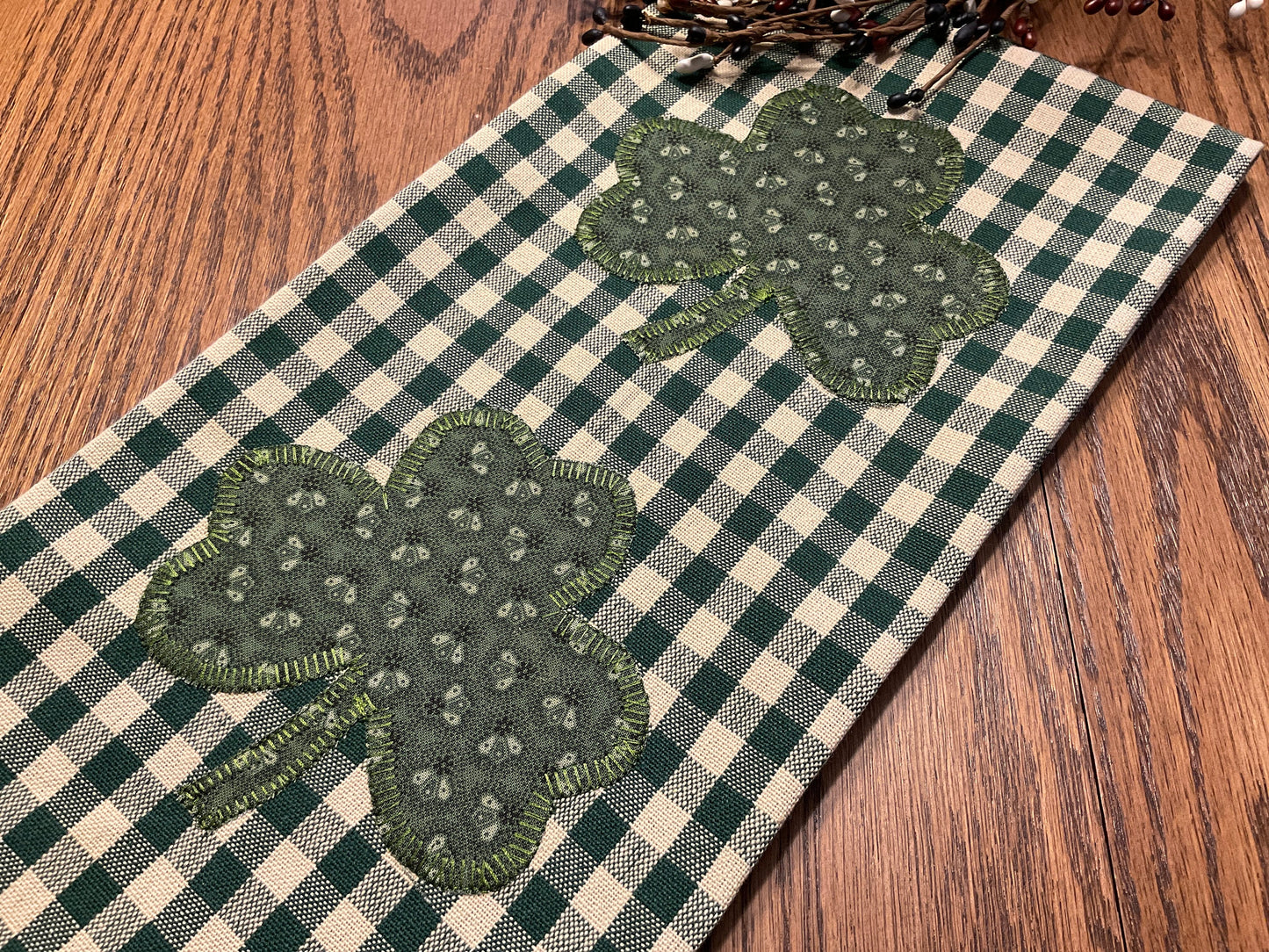 Primitive Farmhouse St.Patrick's Towel Item #1849