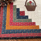 Primitive Farmhouse Log Cabin Easter Bunny Table Topper Item #1845