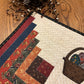 Primitive Farmhouse Log Cabin Easter Basket Table Topper Item #1866