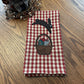 Primitive Farmhouse Easter Bunny Towel Item #1870