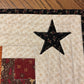 Primitive Farmhouse Log Cabin Table Runner Item #1851