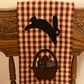 Primitive Farmhouse Easter Bunny Towel Item #1874