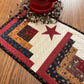 Primitive Farmhouse Log Cabin Table Runner Item #1865