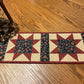 Primitive Farmhouse Star Table Runner Item #1883