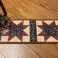 Primitive Farmhouse Star Table Runner Item #1883