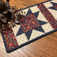 Primitive Farmhouse Star Table Runner Item #1887