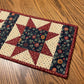 Primitive Farmhouse Star Table Runner Item #1883
